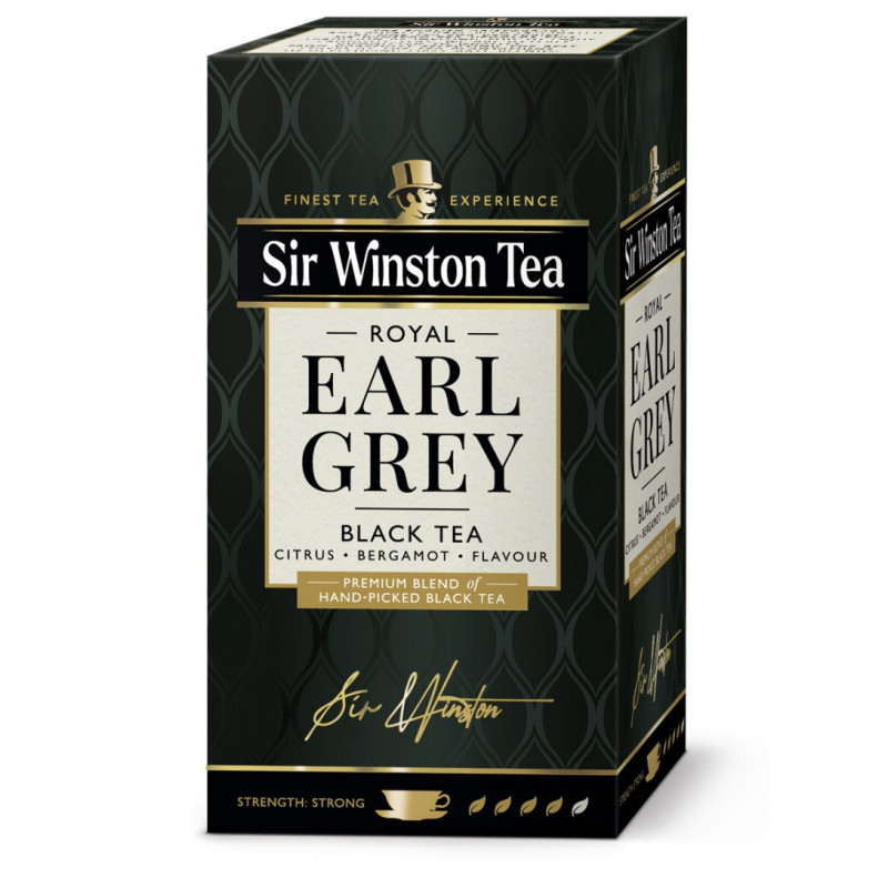 Herbata SIR WINSTON Royal Earl Grey, 20 kopert