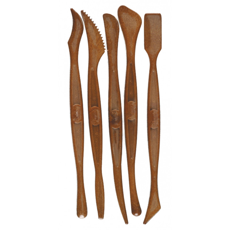 Szpatułki modelarskie JOVI, 5 szt., mix kształtów,