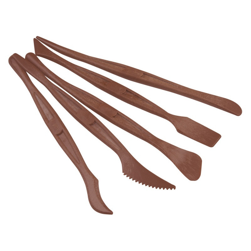 Szpatułki modelarskie JOVI, 5 szt., mix kształtów,