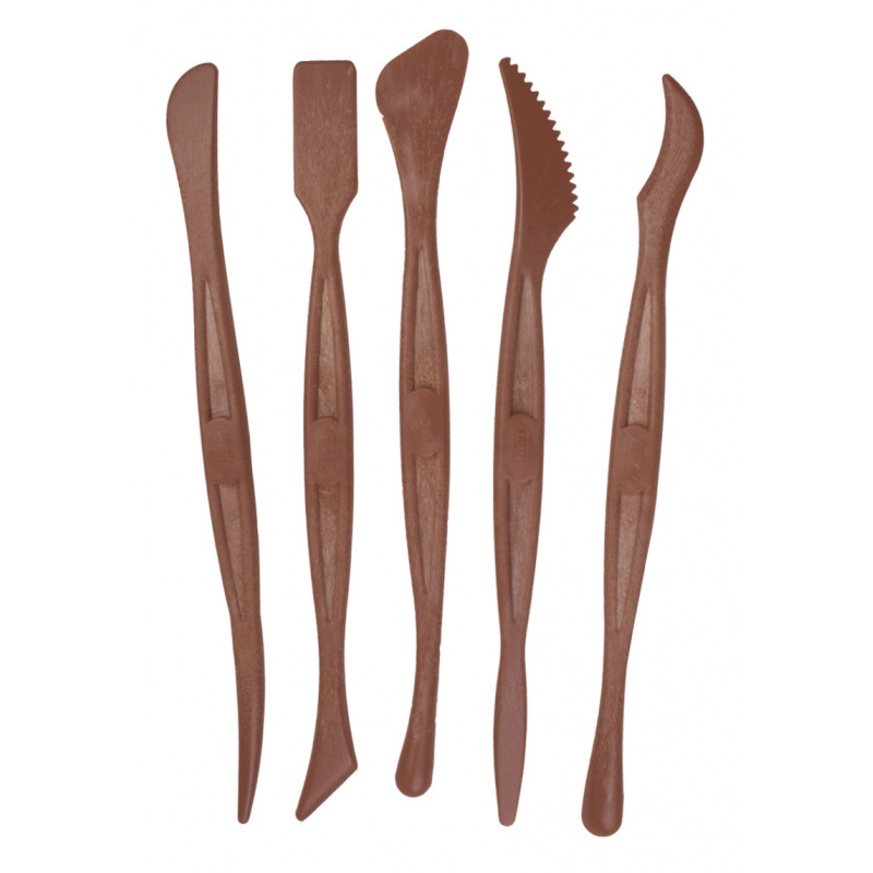 Szpatułki modelarskie JOVI, 5 szt., mix kształtów,