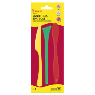 Szpatułki modelarskie JOVI, 3 szt., mix kształtów,
