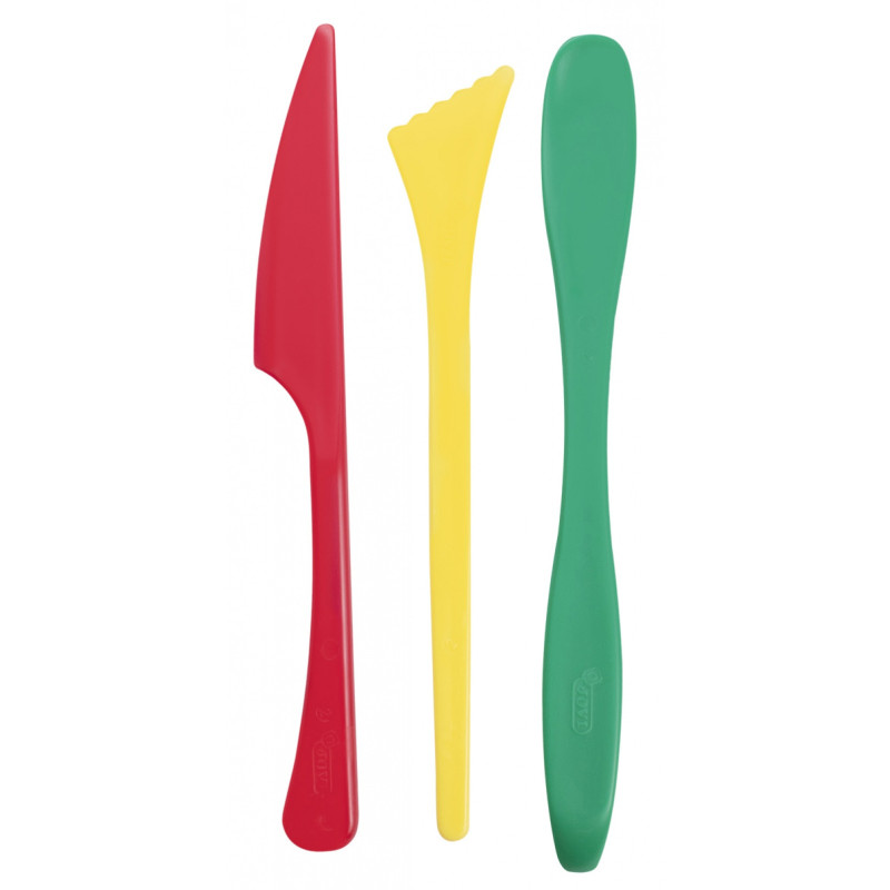 Szpatułki modelarskie JOVI, 3 szt., mix kształtów,