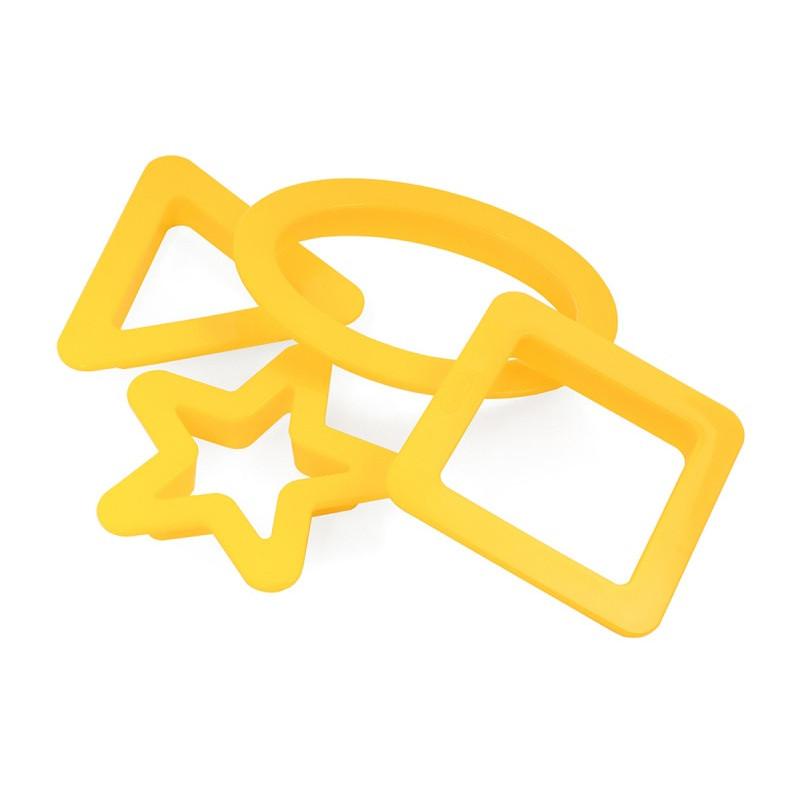 Foremki do ciastoliny JOVI, 8 szt., żółte