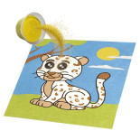 Zestaw do malowania piaskiem JOVI Play&Fun, zwierz