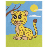 Zestaw do malowania piaskiem JOVI Play&Fun, zwierz