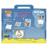 Zestaw do malowania piaskiem JOVI Play&Fun, ocean