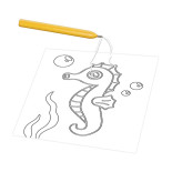 Zestaw do malowania piaskiem JOVI Play&Fun, ocean