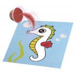 Zestaw do malowania piaskiem JOVI Play&Fun, ocean