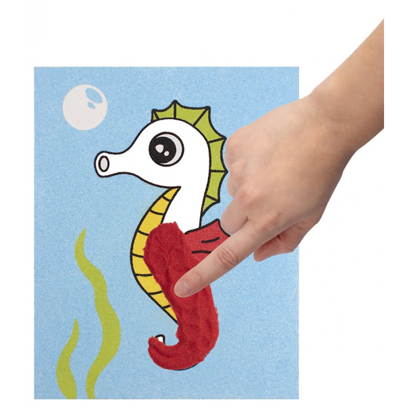 Zestaw do malowania piaskiem JOVI Play&Fun, ocean