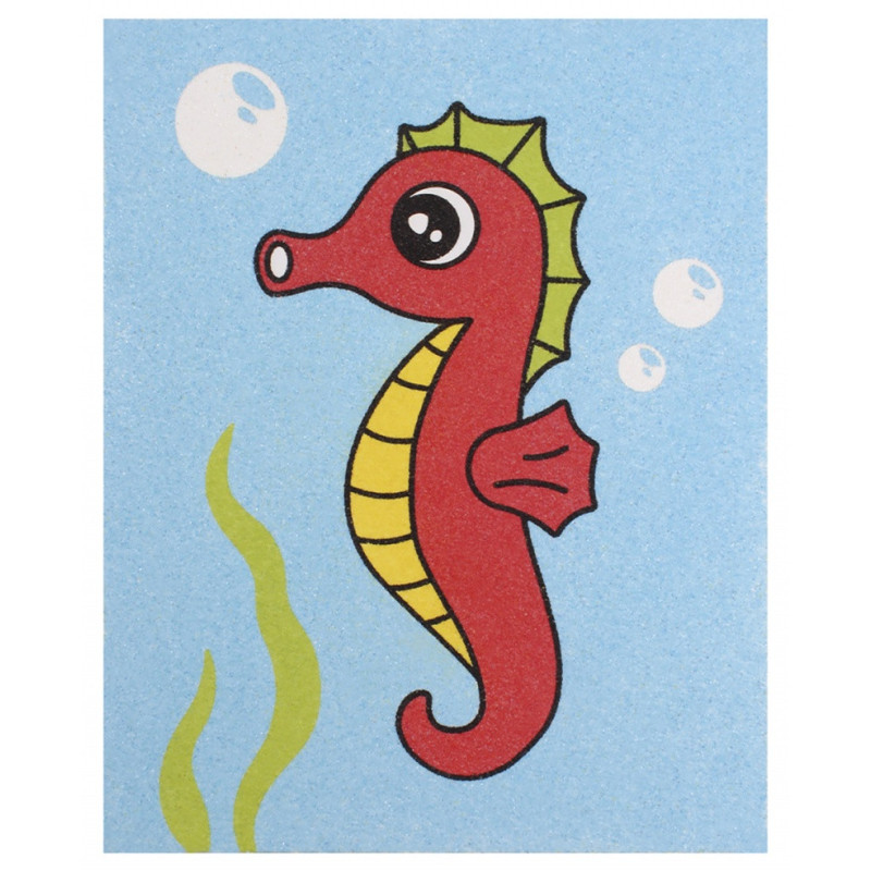 Zestaw do malowania piaskiem JOVI Play&Fun, ocean