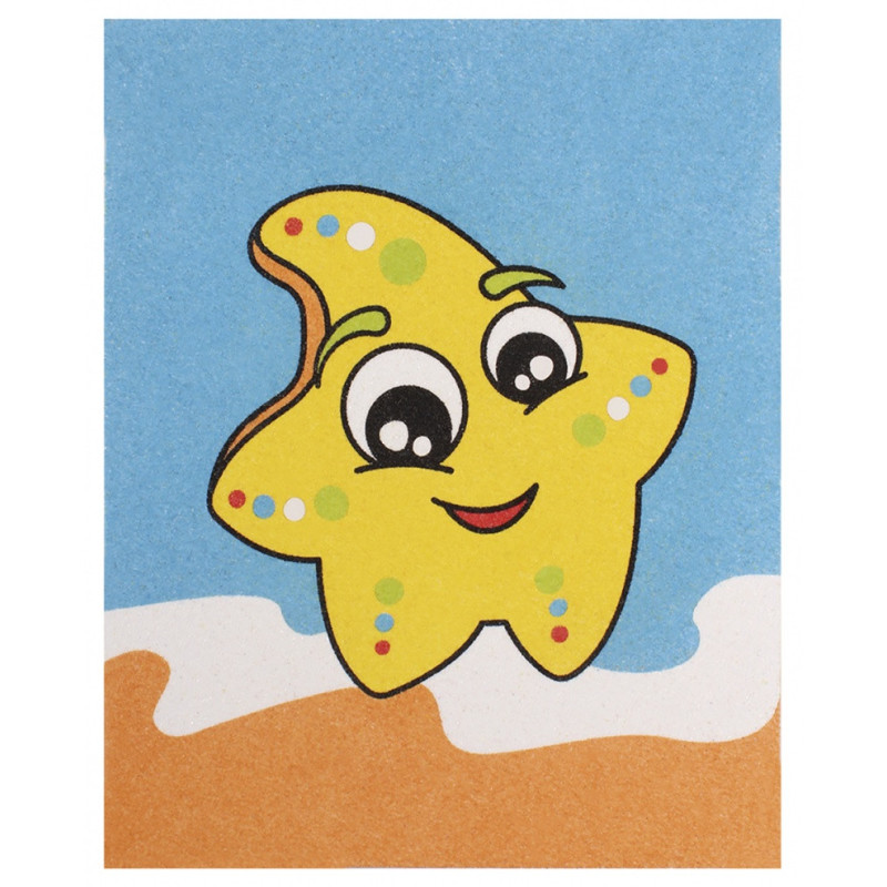 Zestaw do malowania piaskiem JOVI Play&Fun, ocean