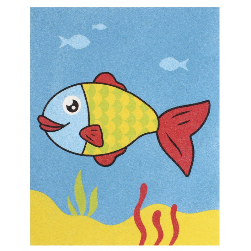 Zestaw do malowania piaskiem JOVI Play&Fun, ocean