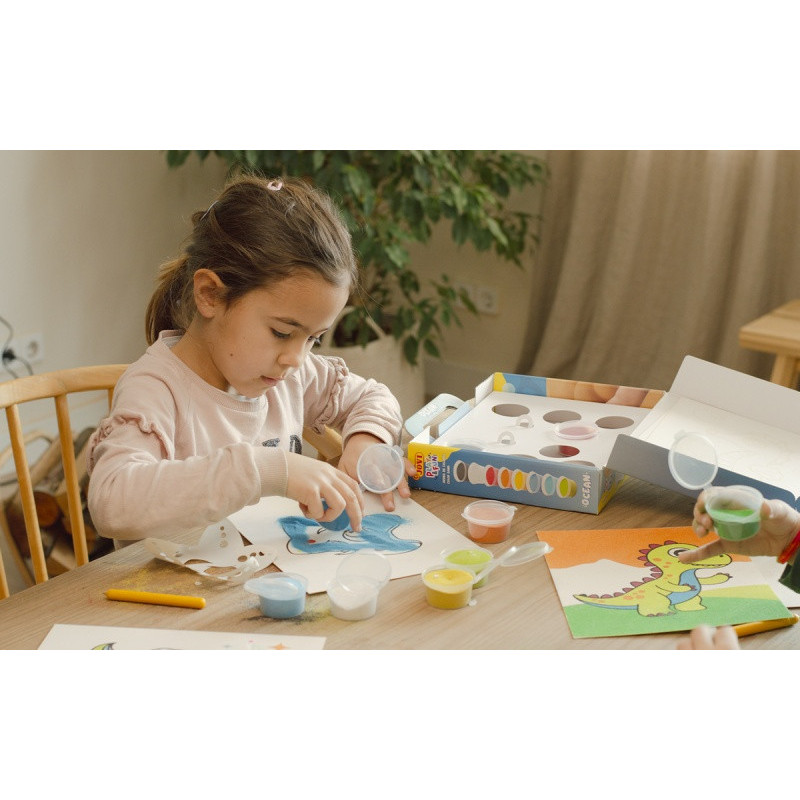 Zestaw do malowania piaskiem JOVI Play&Fun, ocean