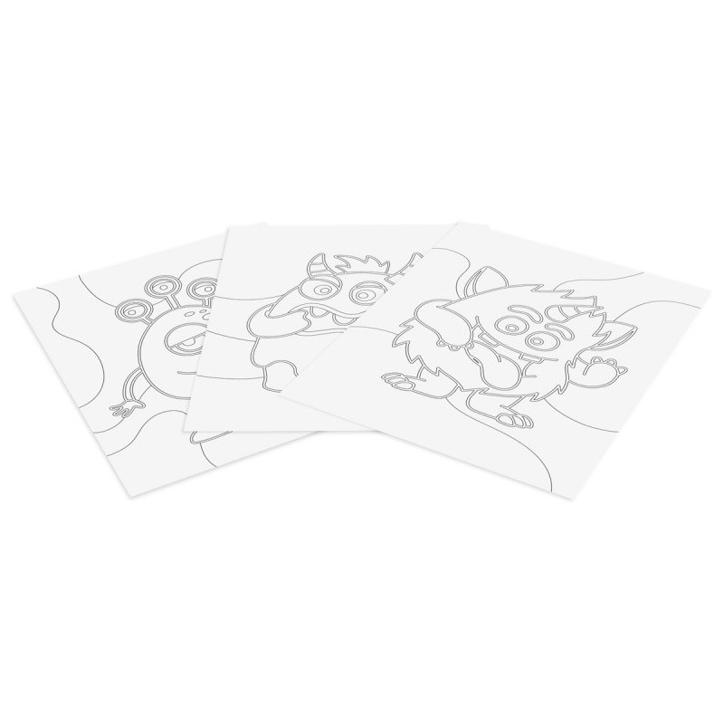 Zestaw do malowania piaskiem JOVI Play&Fun, potwor