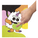 Zestaw do malowania piaskiem JOVI Play&Fun, potwor