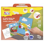 Zestaw do malowania piaskiem JOVI Play&Fun, pojazd