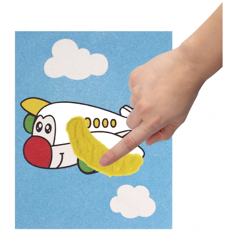 Zestaw do malowania piaskiem JOVI Play&Fun, pojazd