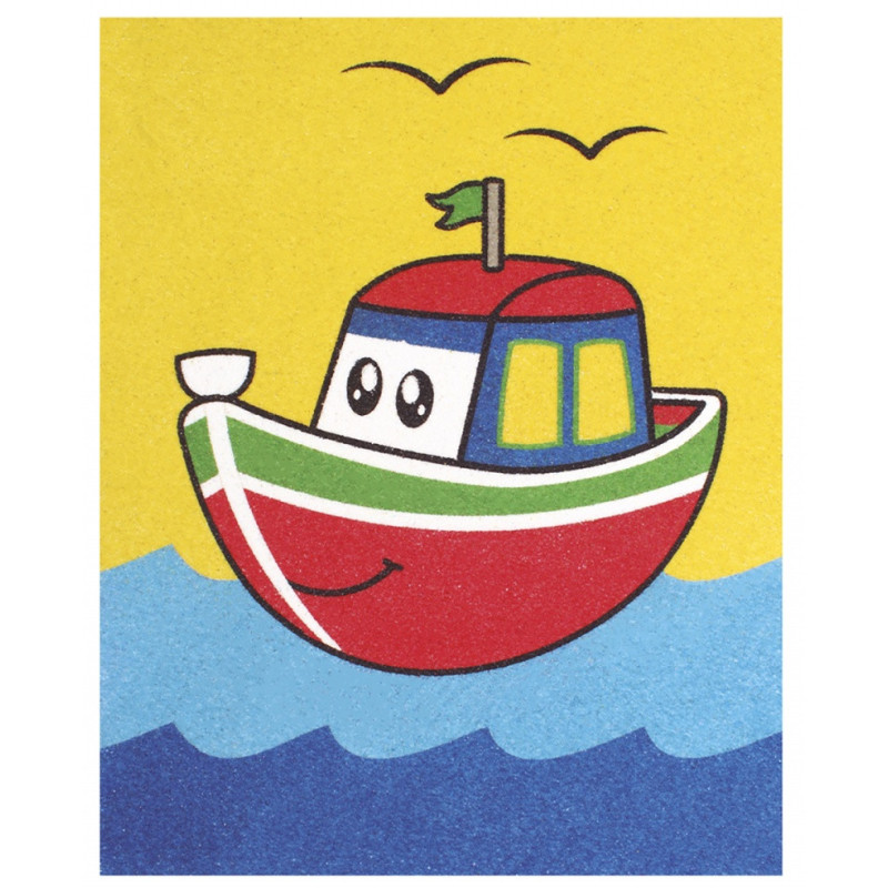 Zestaw do malowania piaskiem JOVI Play&Fun, pojazd