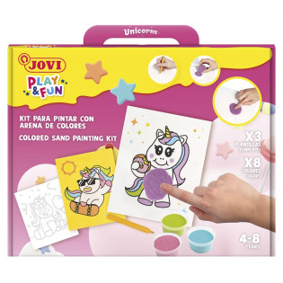 Zestaw do malowania piaskiem JOVI Play&Fun, jednor