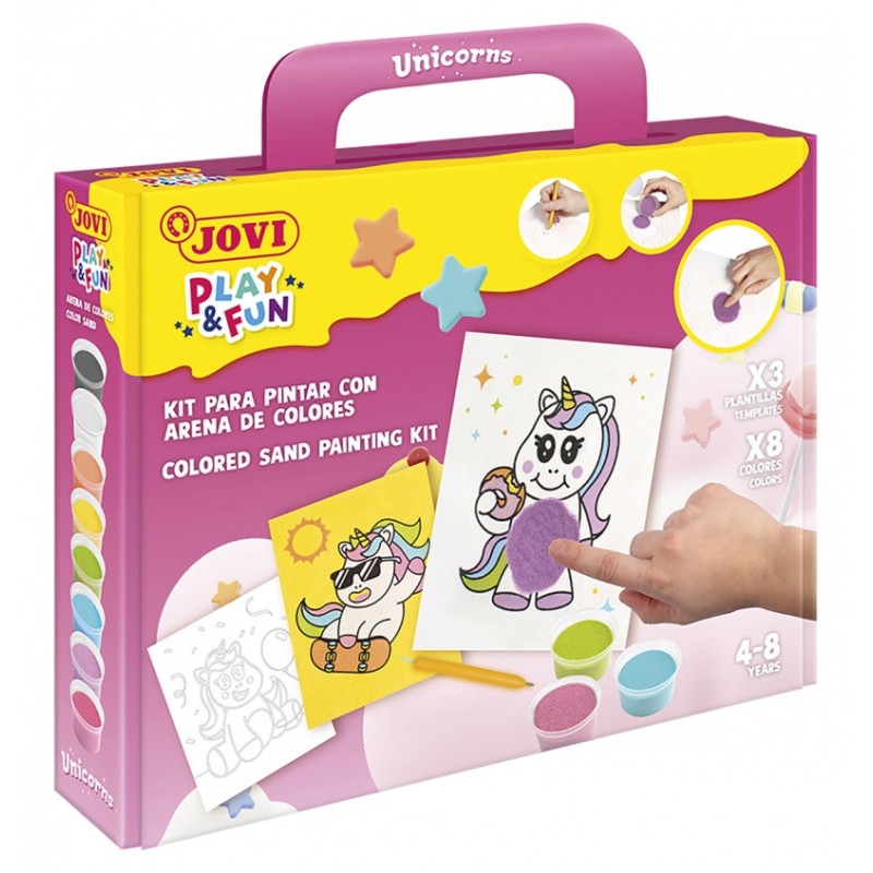 Zestaw do malowania piaskiem JOVI Play&Fun, jednor