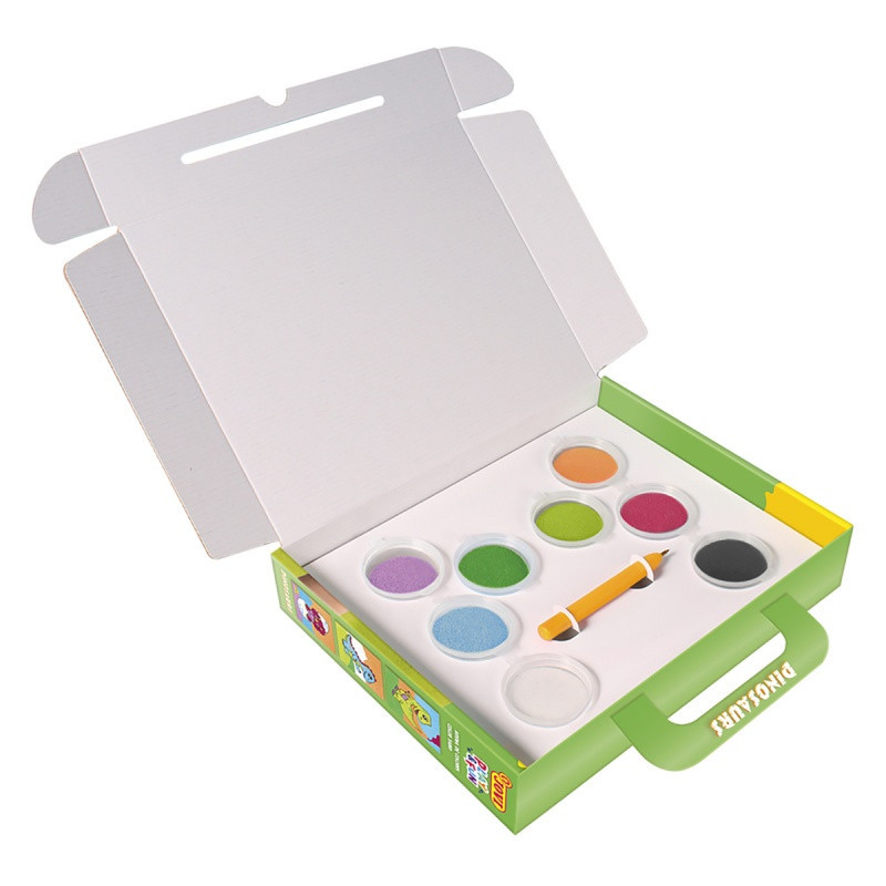 Zestaw do malowania piaskiem JOVI Play&Fun, dinoza