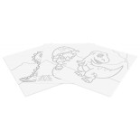 Zestaw do malowania piaskiem JOVI Play&Fun, dinoza