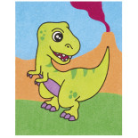 Zestaw do malowania piaskiem JOVI Play&Fun, dinoza