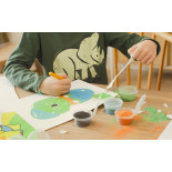 Zestaw do malowania piaskiem JOVI Play&Fun, dinoza