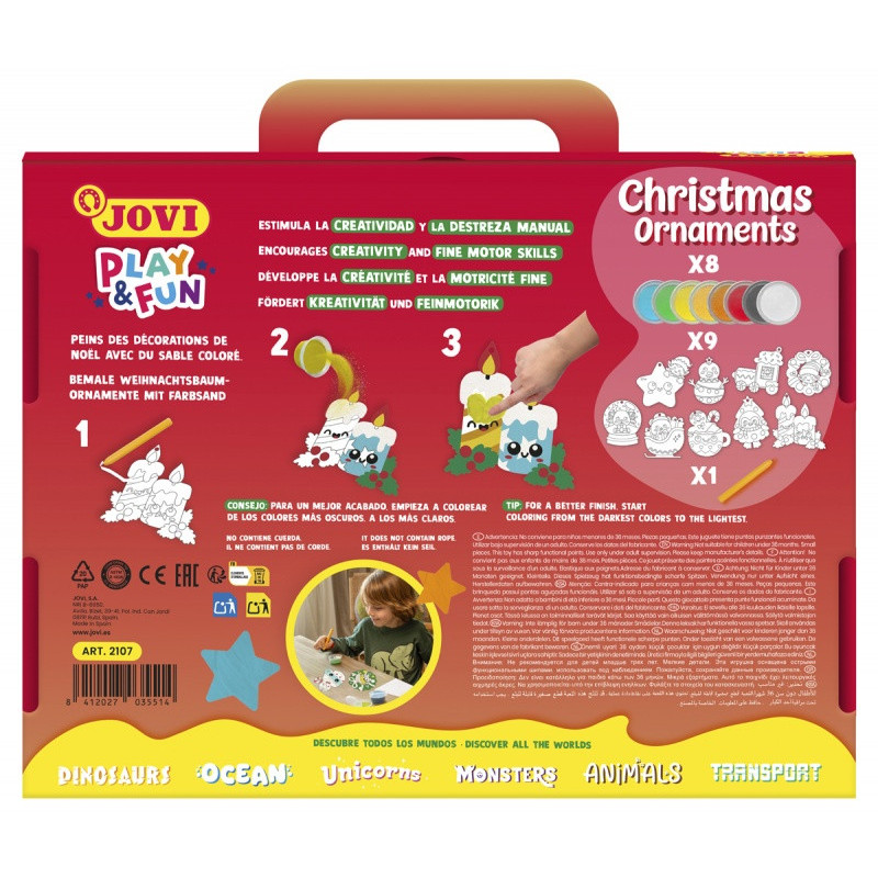 Zestaw do malowania piaskiem JOVI Play&Fun, Boże N