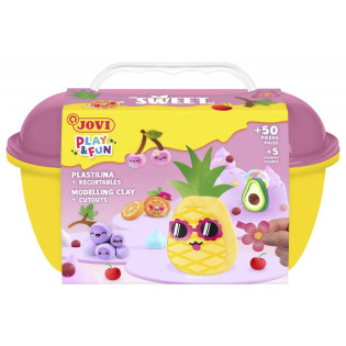 Zestaw plasteliny JOVI Play&Fun, owoce