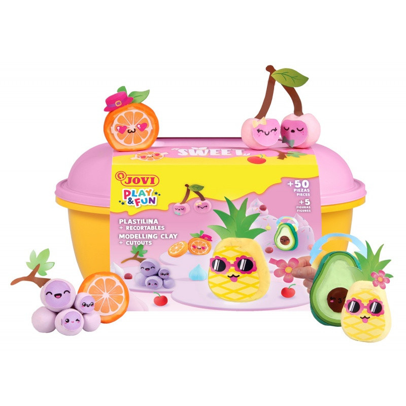 Zestaw plasteliny JOVI Play&Fun, owoce