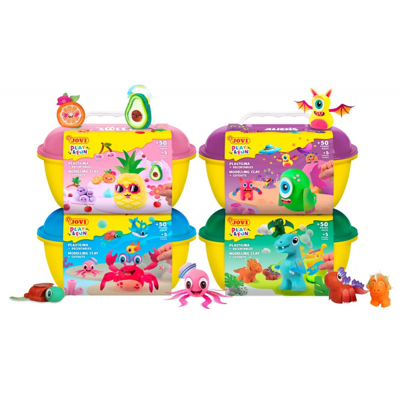 Zestaw plasteliny JOVI Play&Fun, owoce