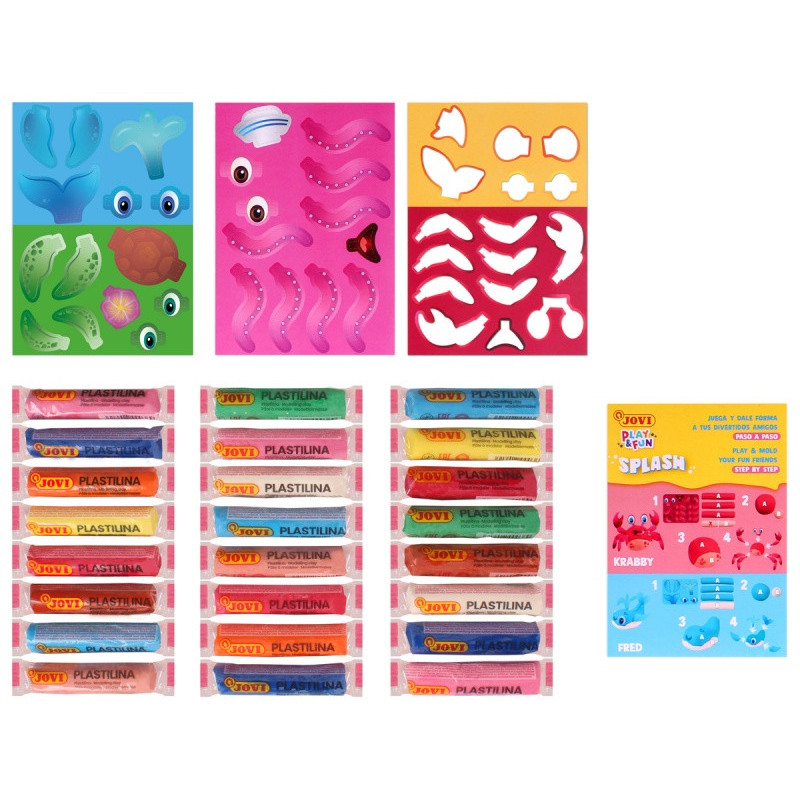 Zestaw plasteliny JOVI Play&Fun, zwierzęta wodne