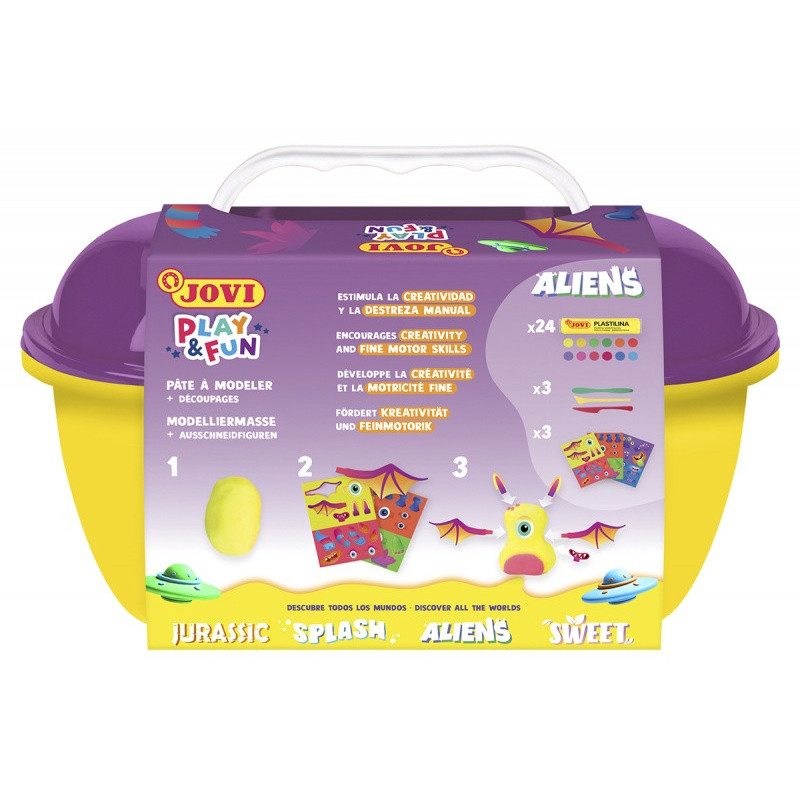 Zestaw plasteliny JOVI Play&Fun, kosmici