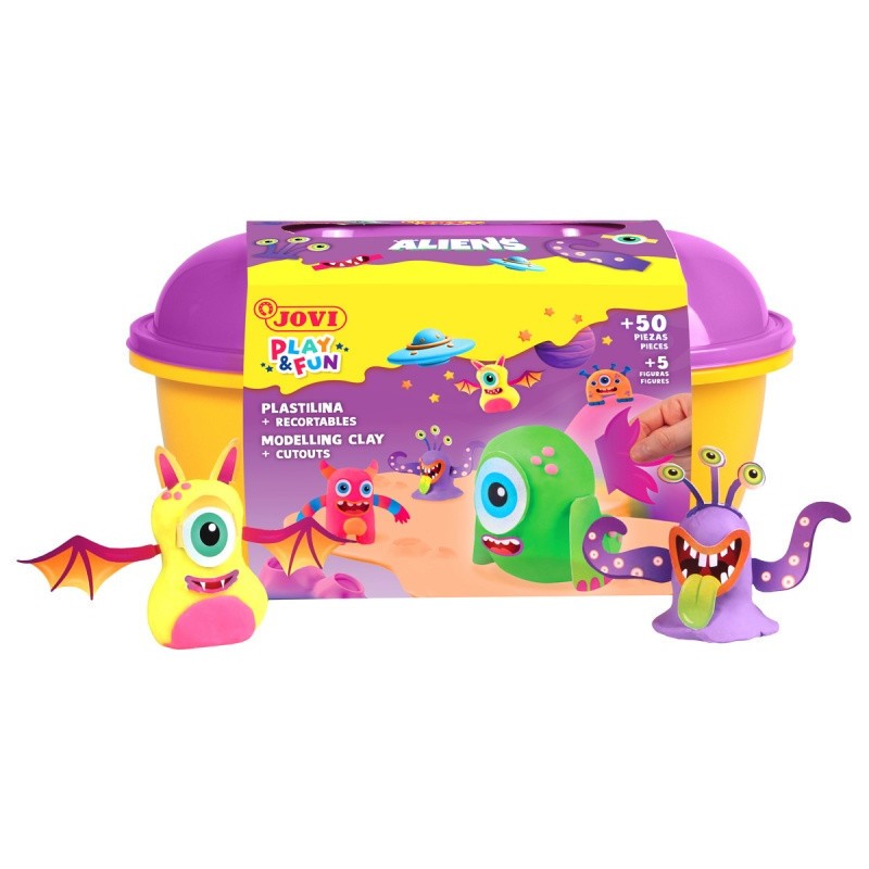 Zestaw plasteliny JOVI Play&Fun, kosmici