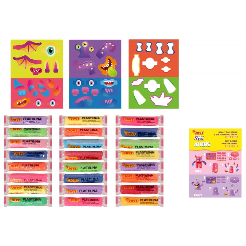 Zestaw plasteliny JOVI Play&Fun, kosmici