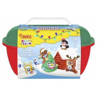 Zestaw plasteliny JOVI Play&Fun, Boże Narodzenie