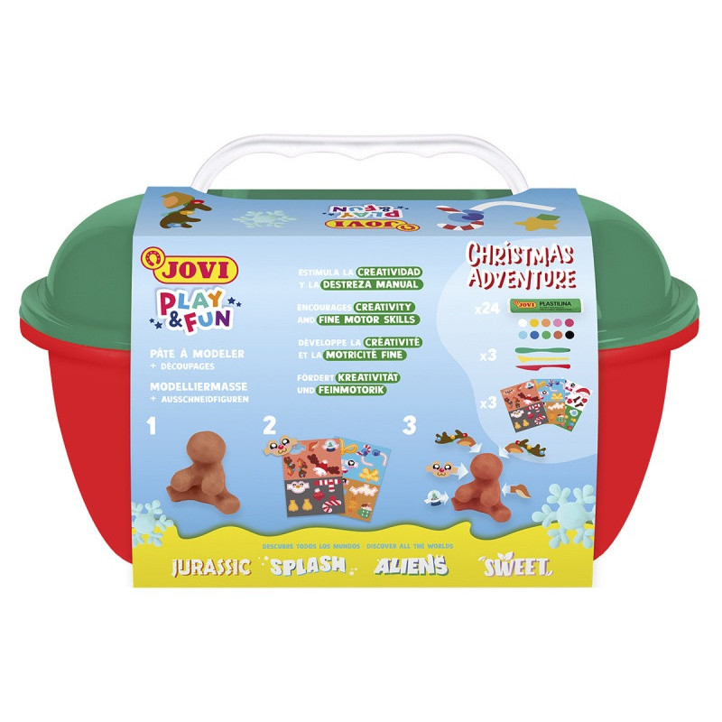 Zestaw plasteliny JOVI Play&Fun, Boże Narodzenie