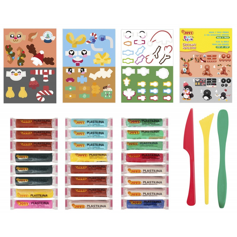 Zestaw plasteliny JOVI Play&Fun, Boże Narodzenie