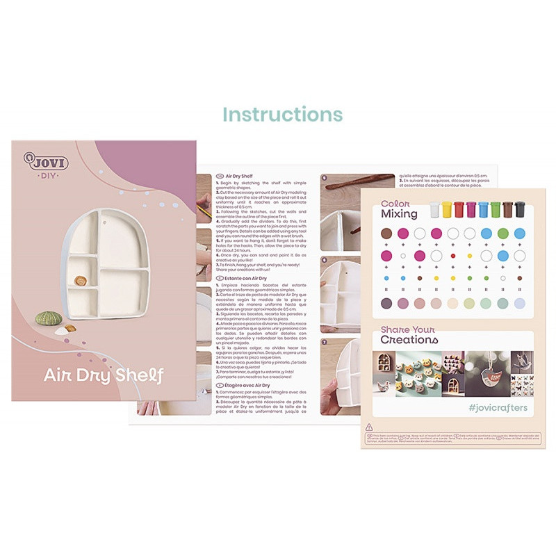 Zestaw do tworzenia ceramiki JOVI DIY, bez wypalan