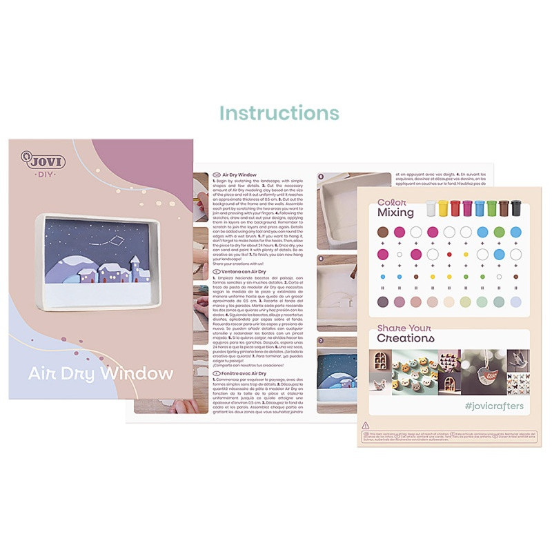 Zestaw do tworzenia ceramiki JOVI DIY, bez wypalan