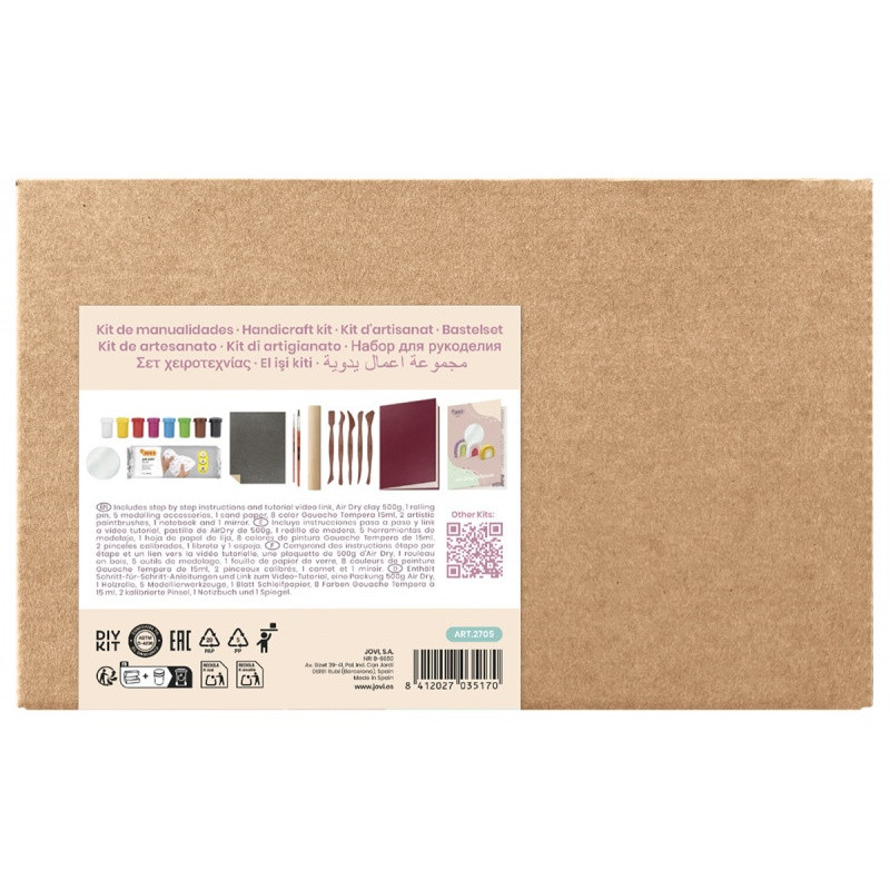 Zestaw do tworzenia ceramiki JOVI DIY, bez wypalan