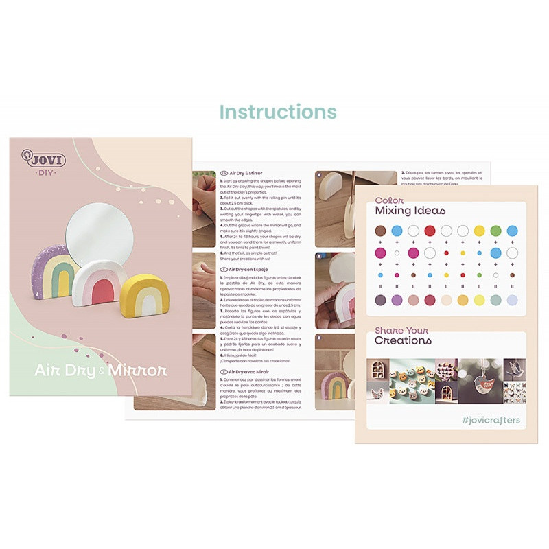 Zestaw do tworzenia ceramiki JOVI DIY, bez wypalan