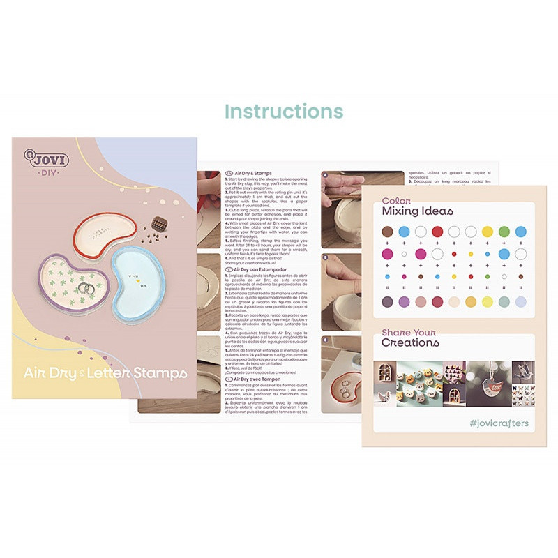 Zestaw do tworzenia ceramiki JOVI DIY, bez wypalan