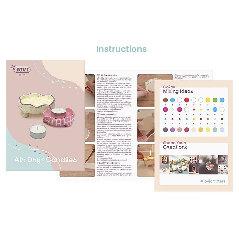 Zestaw do tworzenia ceramiki JOVI DIY, bez wypalan