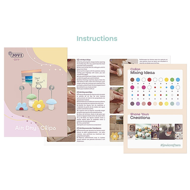 Zestaw do tworzenia ceramiki JOVI DIY, bez wypalan