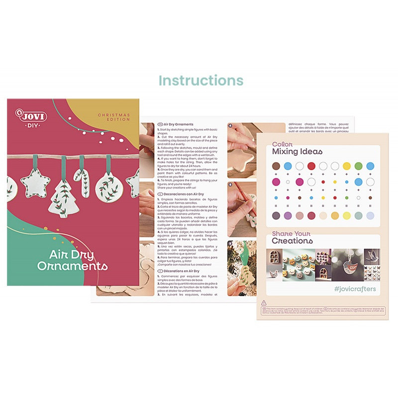 Zestaw do tworzenia ceramiki JOVI DIY, bez wypalan