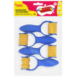 Wałki do mas plastycznych JOVI, 4 szt., mix kształ