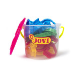 Wiaderko z foremkami do plasteliny JOVI, 24 szt.,