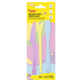 Szpatułki modelarskie JOVI, zestaw 3 szt., mix kol
